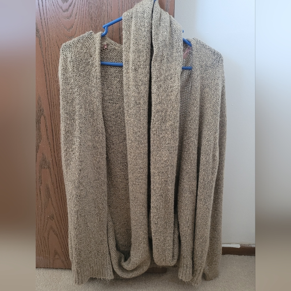 Tan cardigan